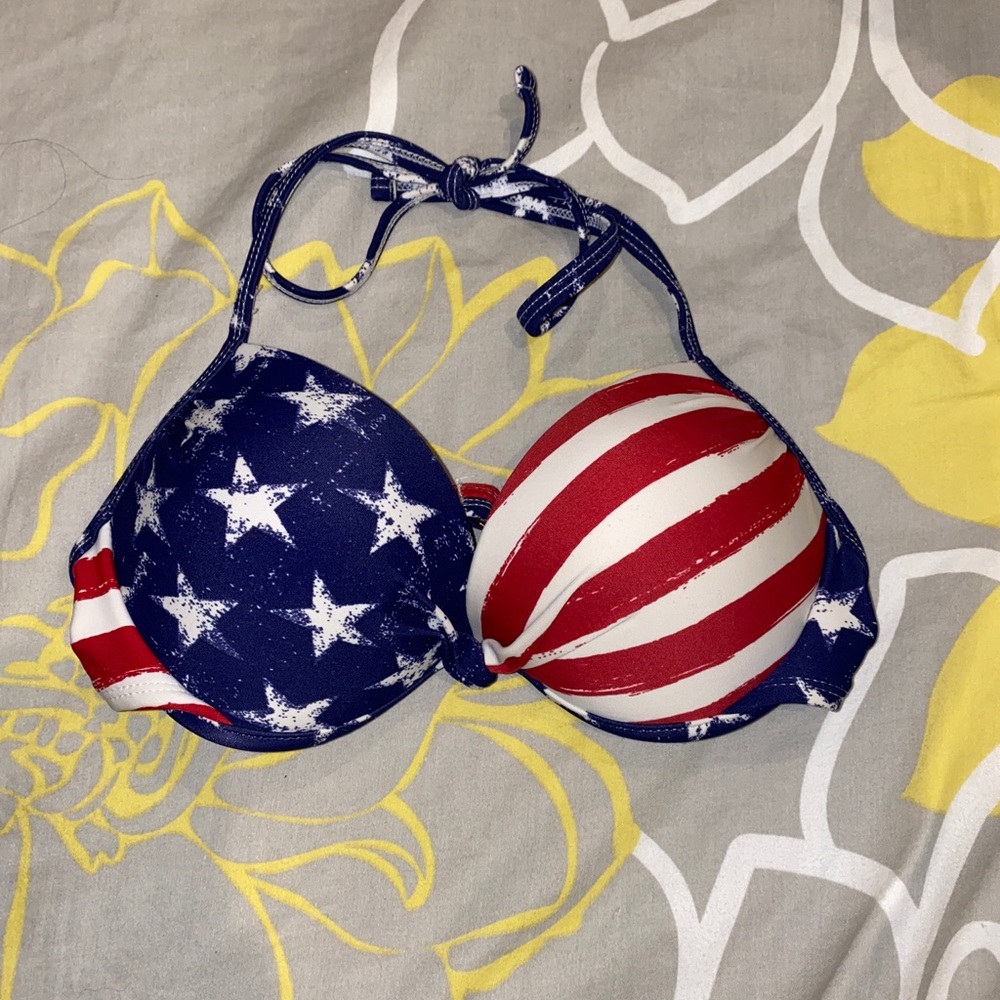american flag bikini top